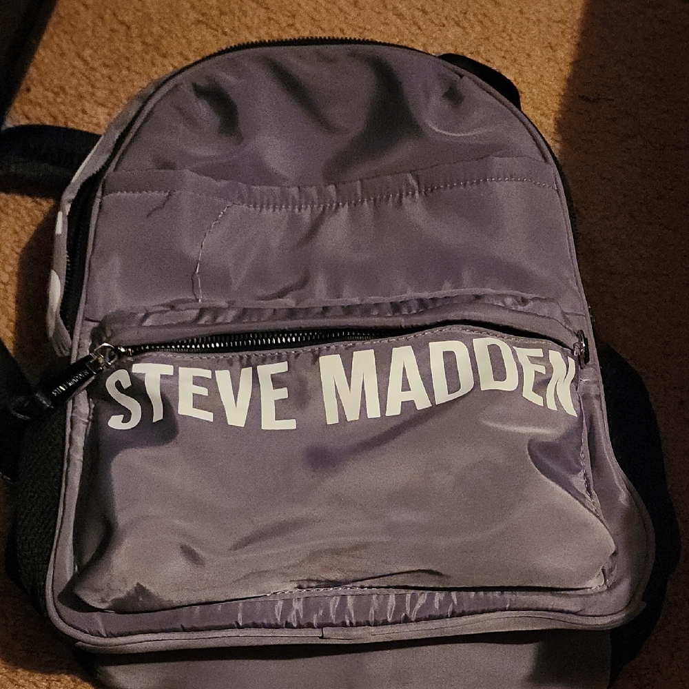 Steve Madden Gray Backpack